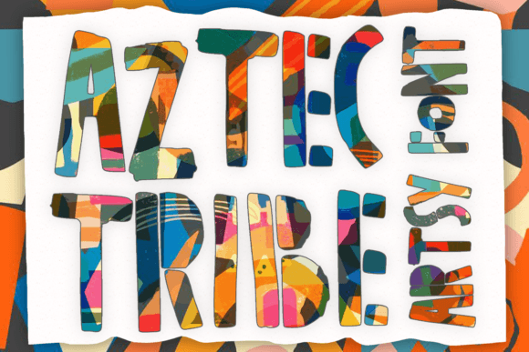 Aztec Tribe: A Whimsical Display Font for Creative Branding