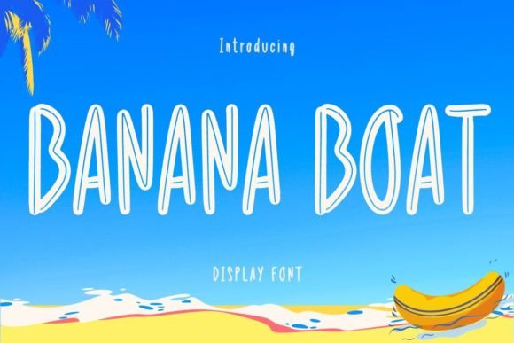 Banana Boat Font for Web Design Projects