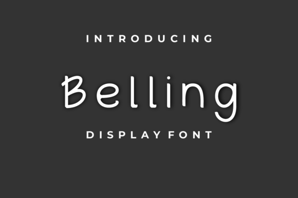 Belling Font for Web Design Projects