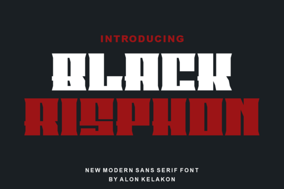 Black Risphon: A Bold Display Font for Web Design