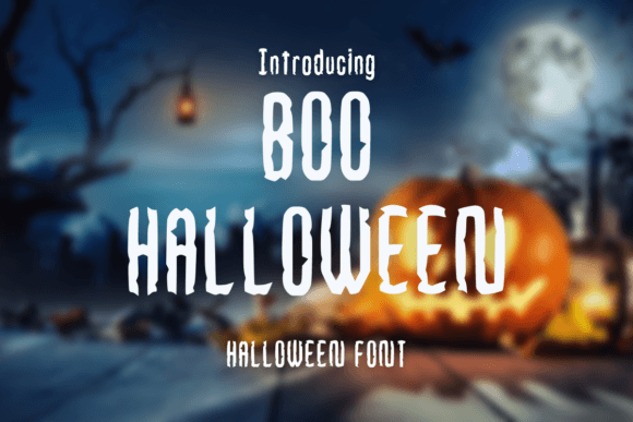 Boo Halloween Font Review for Spooky Branding Projects