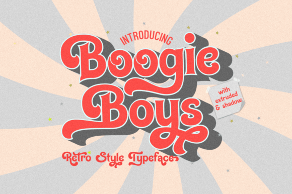 Boogie Boys: A Retro-Styled Display Font for Editorial Projects