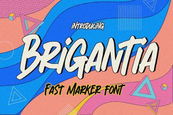 Brigantia Font for Editorial Design and Creative Projects