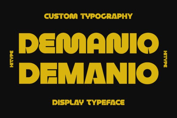 Demanio: The Font That Turns Campaigns Into Art