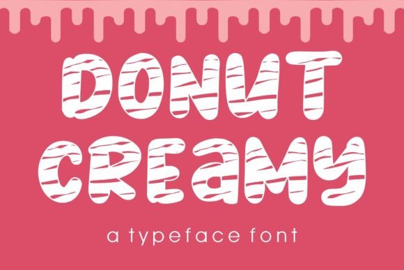 Donut Creamy: A Playful Font for Editorial Design