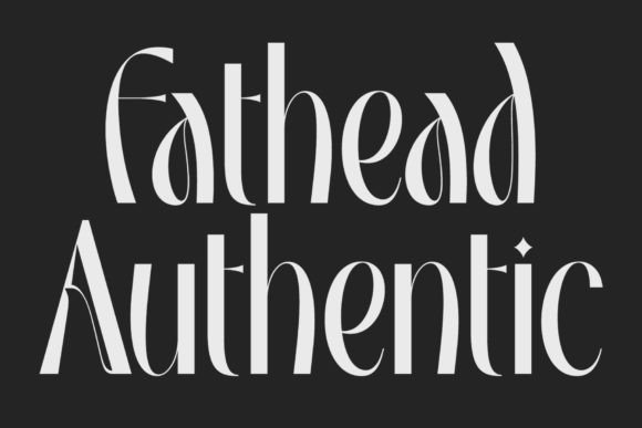 Fathead Authentic Font for Editorial Design