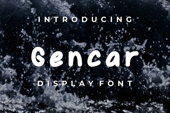 Gencar Font for Editorial Design and Creative Projects