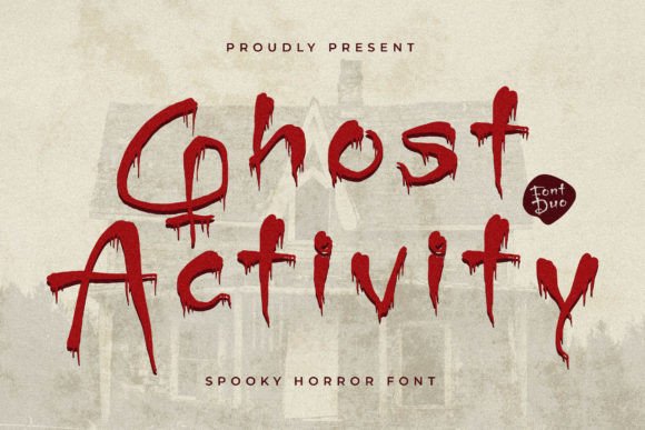Ghost Activity: A Spooky Display Font for Editorial Design