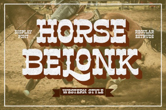 Horse Belonk: A Retro Font for Modern Editorial Design