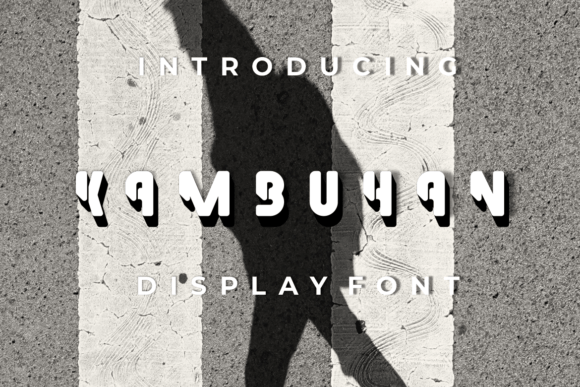 Kambuhan: A Modern Display Font for Bold Branding