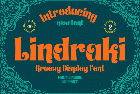 Lindraki: A Stylish Display Font for Your Brand