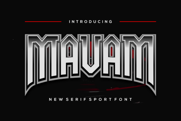 Mavam: A Bold Display Font for Editorial Impact