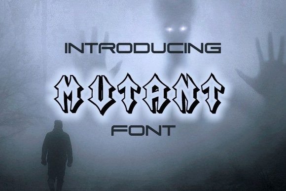Mutant: A Bold Display Font for Handmade Creations