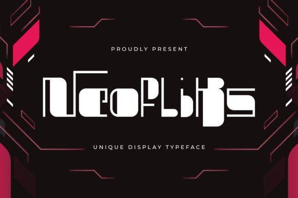 Neofliks: A Bold Display Font for Digital Creativity