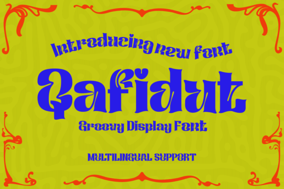 Qafidut: A Psychedelic-Inspired Typeface for Editorial Design