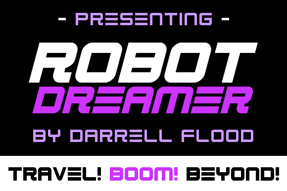 Robot Dreamer Font for Creative Projects