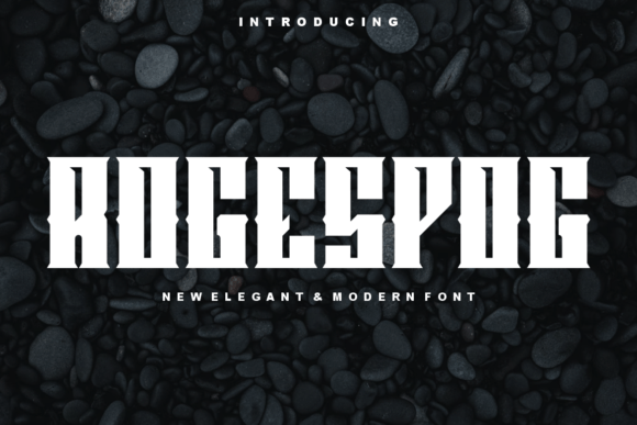 Rogespog: A Modern Font for Polished Branding