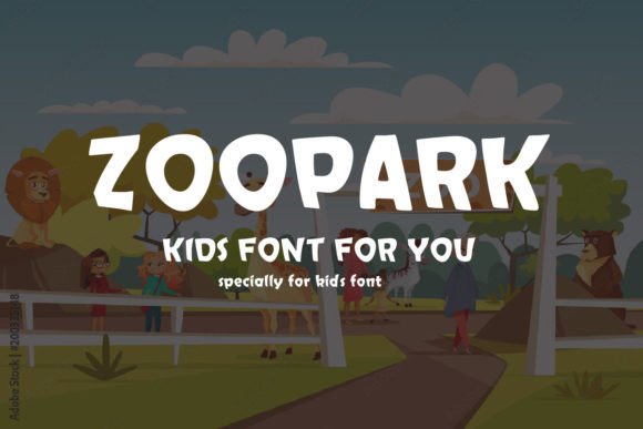 Zoopark Font for Editorial Design and Content Creation